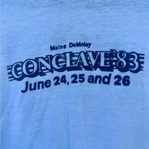 VTG TShirt from 1983 Maine DeMolay Conclave sz M